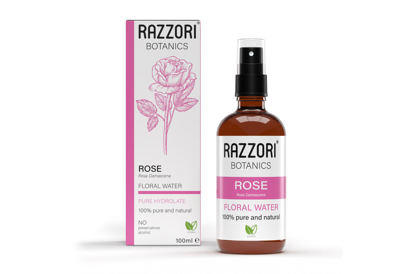 Organic Rose Water (Hydrolate) - Razzori