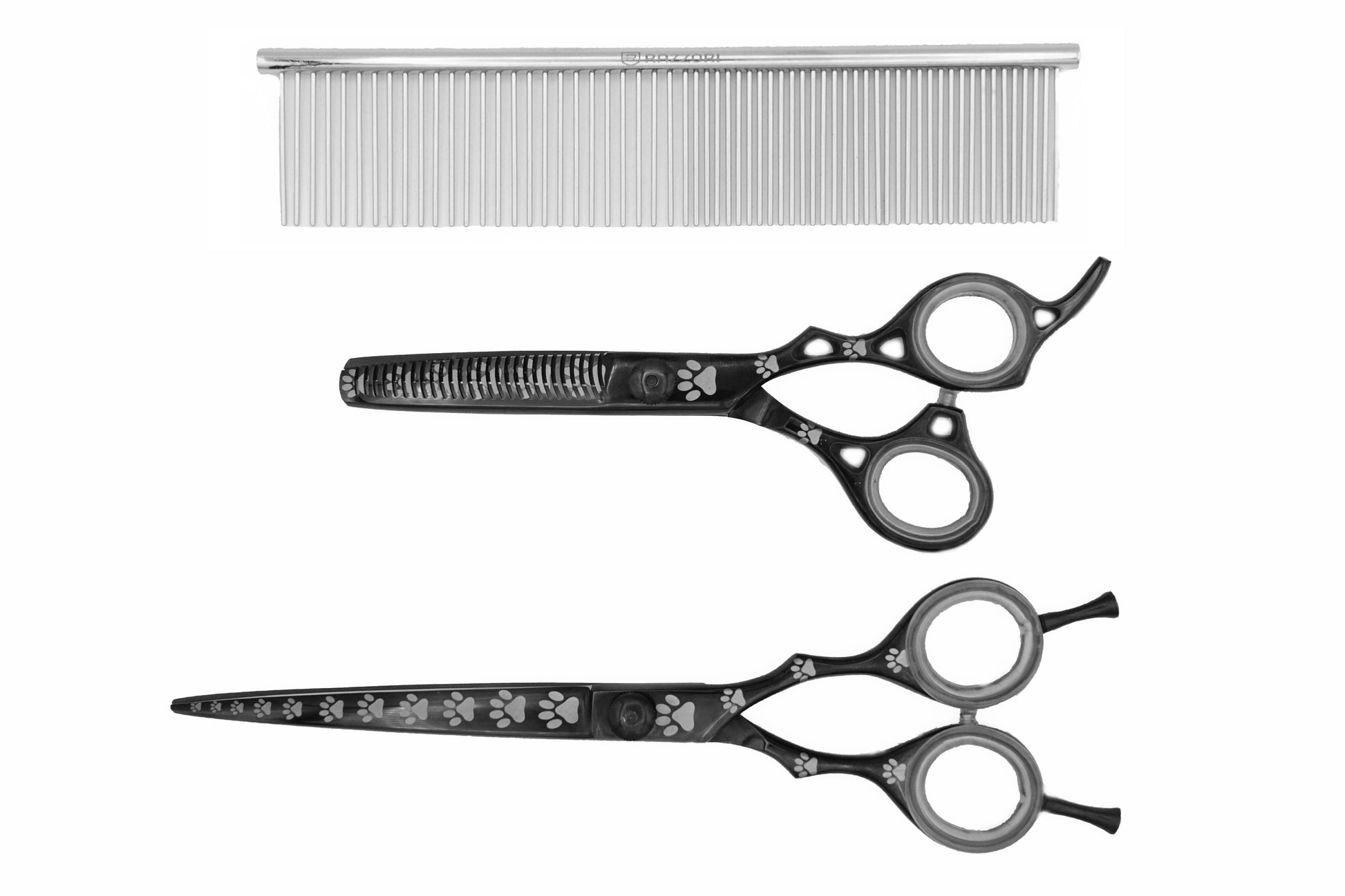 Pro Pet Shears - Set Black #02 - Razzori