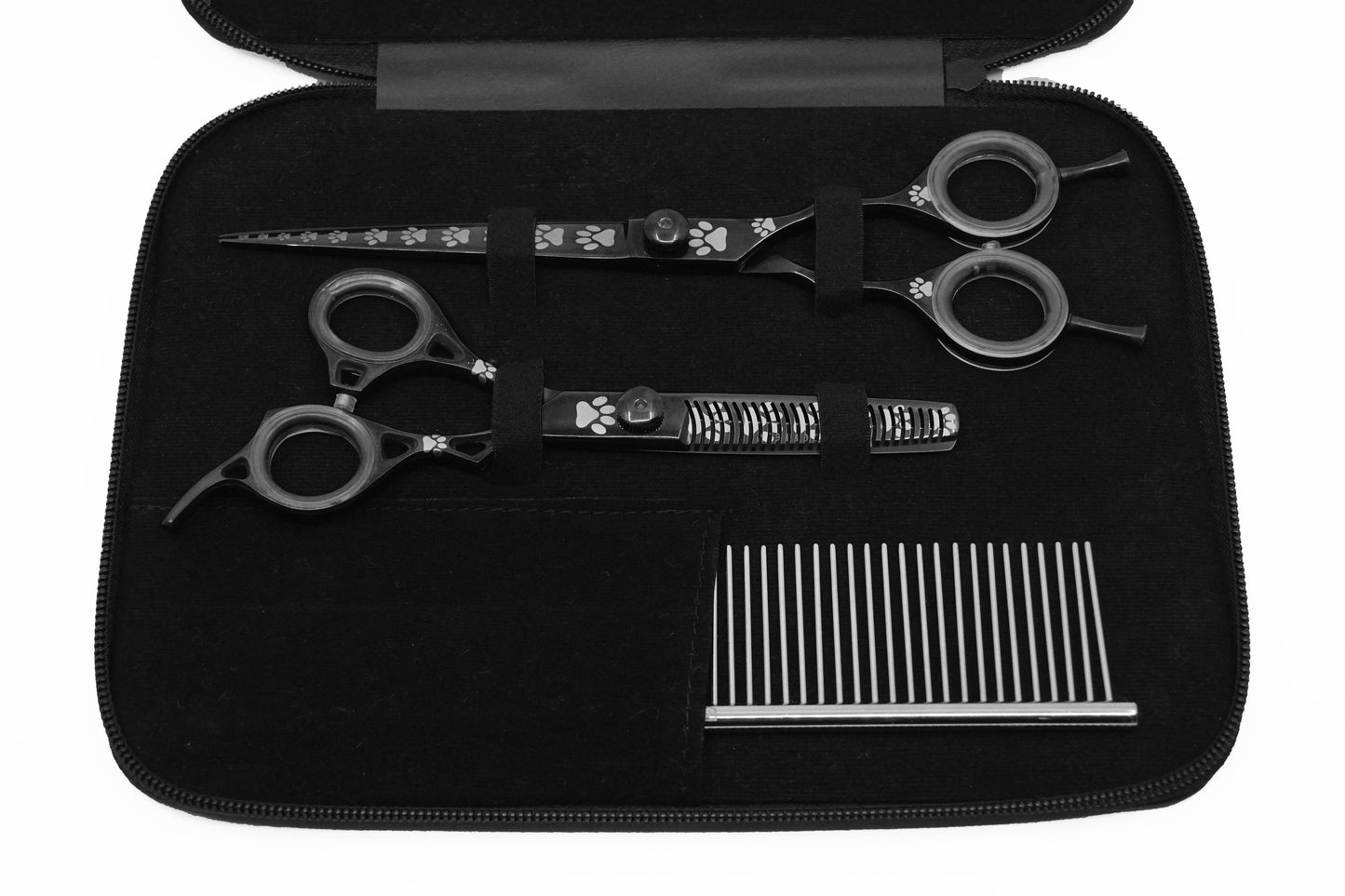 Pro Pet Shears - Set Black #02 - Razzori