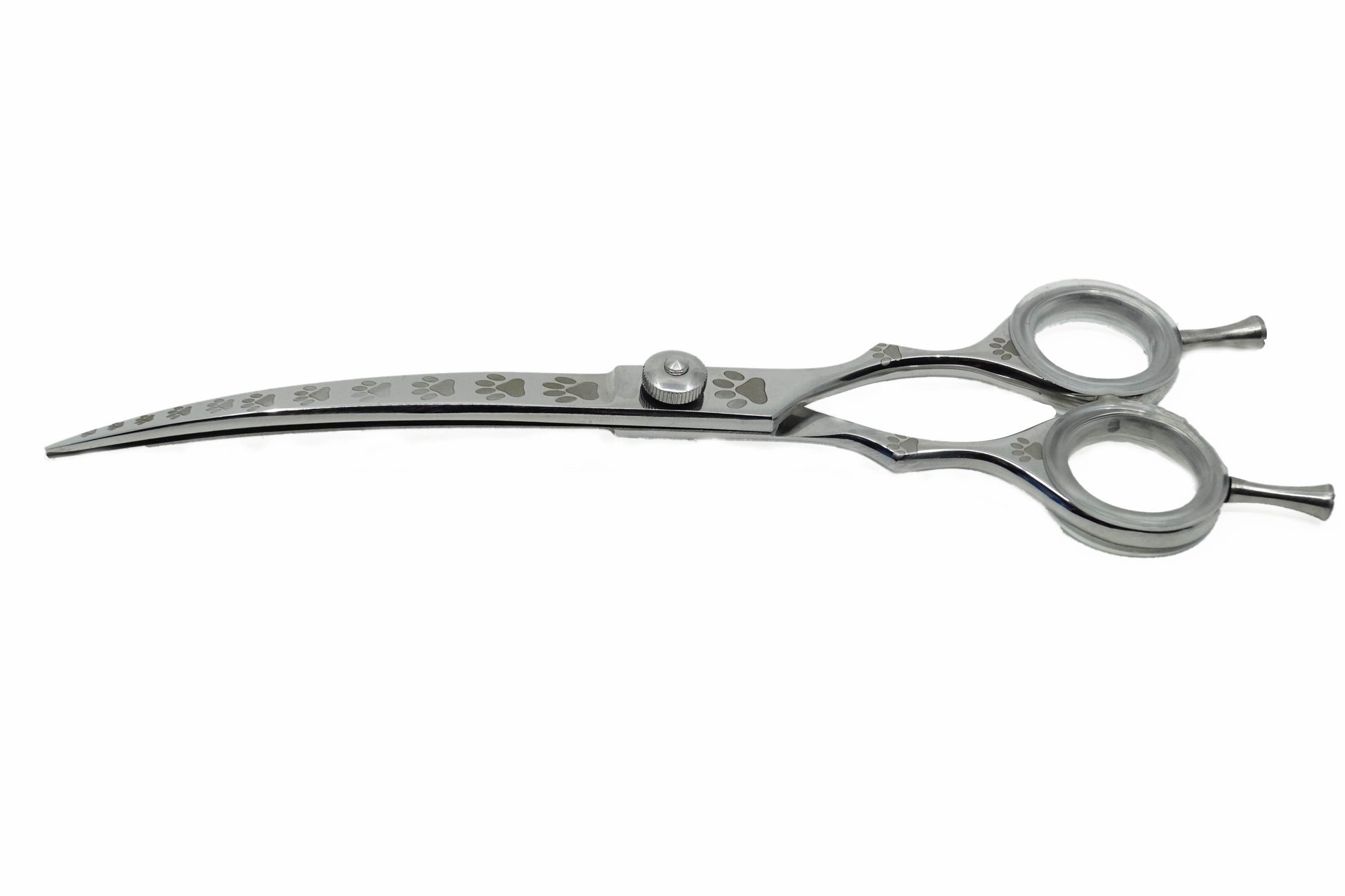 Pro Pet Shears - Silver Curved #01 - Razzori