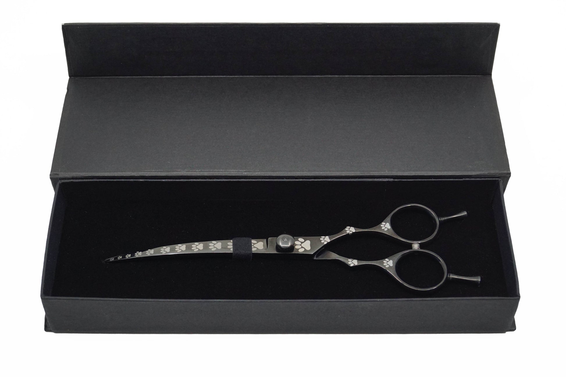 Pro Pet Shears - Black Curved #01 - Razzori