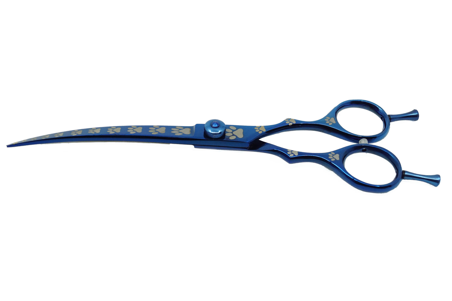 Pro Pet Shears - Blue Curved #01 - Razzori