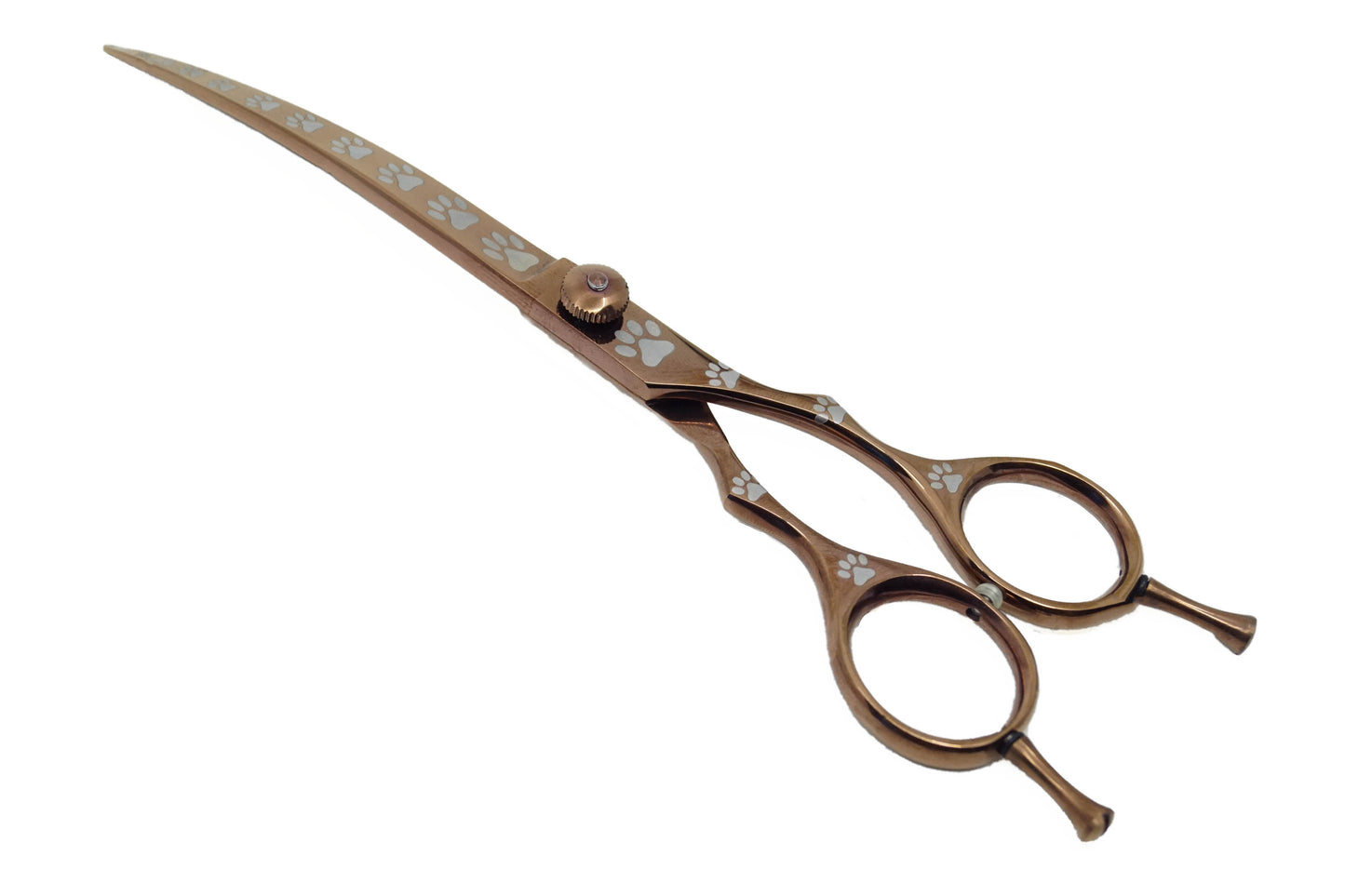 Pro Pet Shears - Copper Curved #01 - Razzori